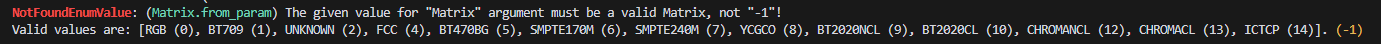 The above error as shown in a terminal