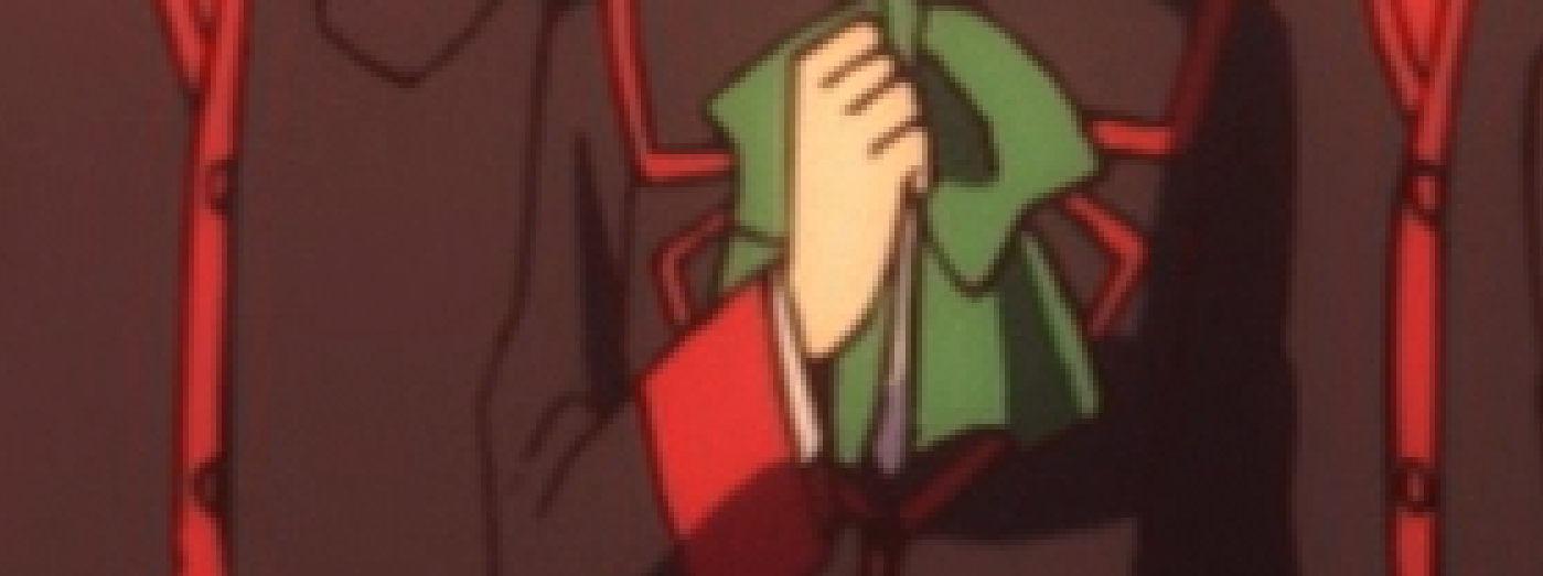 Frame with ringing artifacts from the Little Busters! OVA