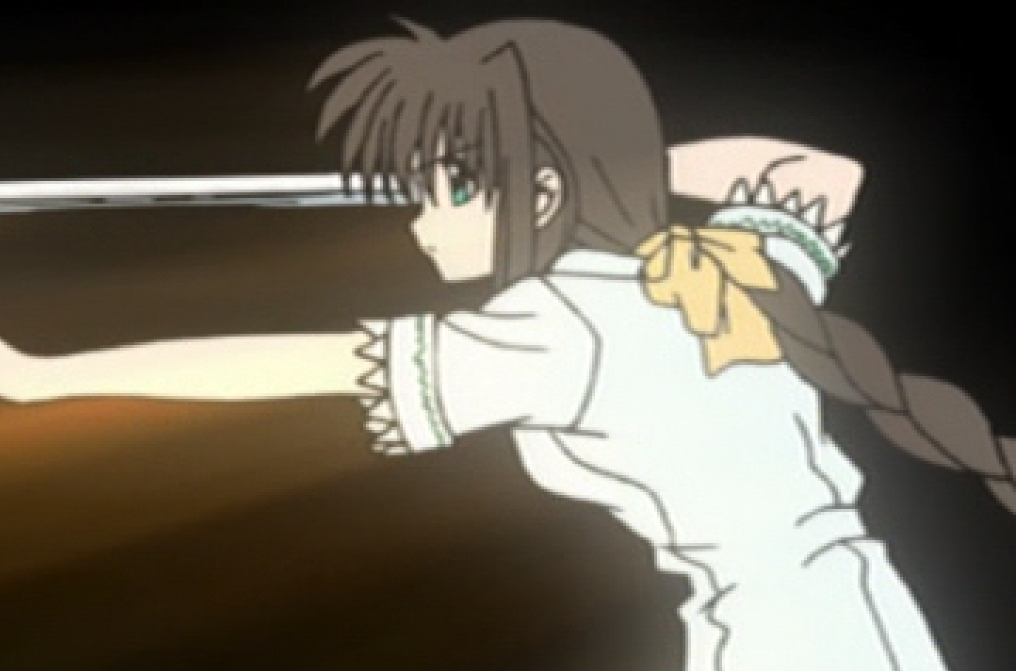 Frame with ringing from lowpassing from the Triangle Heart OVA OP