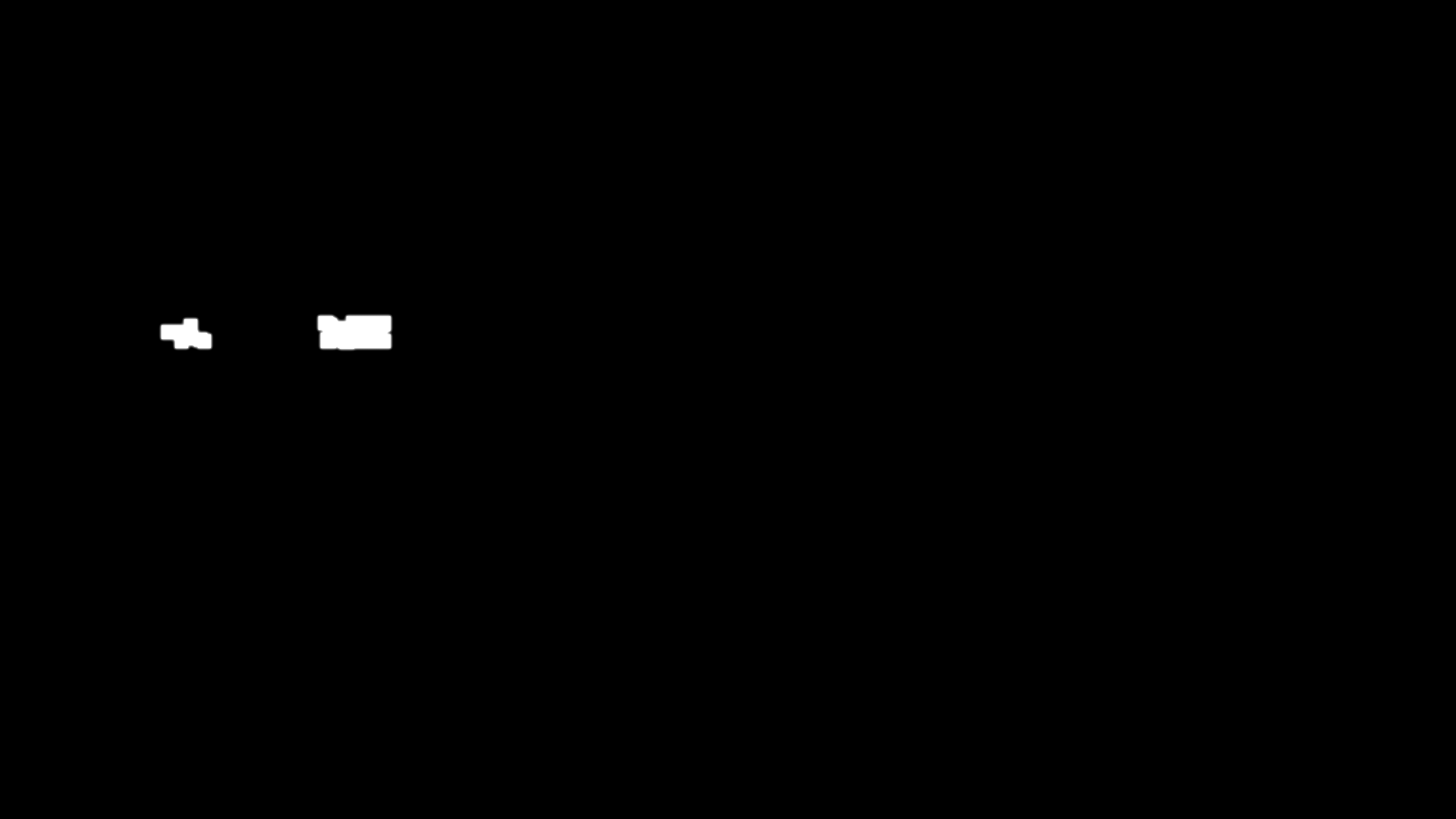 Basic hardsub mask showing detected text regions